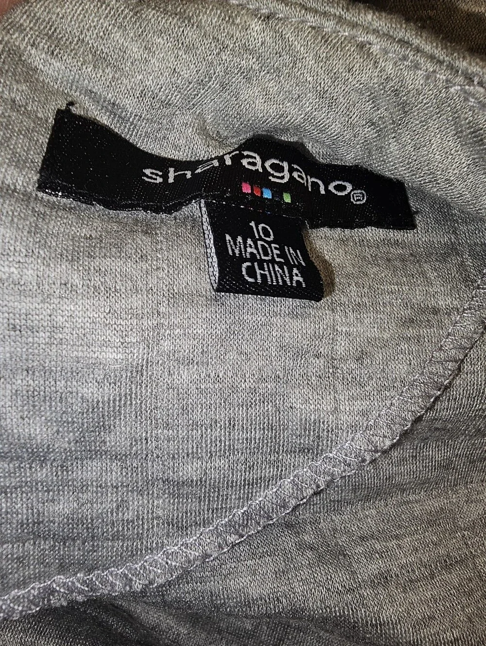 NWT | 10 | Sharagano | Heather Gray Textured Knit Top & Pencil Skirt Set